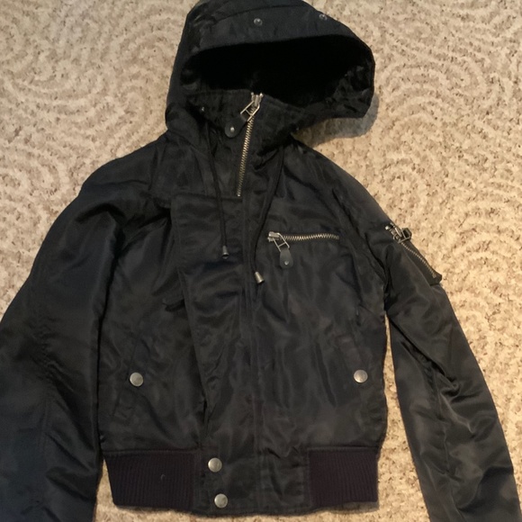Aeropostale cropped hooded Jacket - Picture 1 of 6